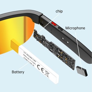 Gafas de Ciclismo Inteligentes AIMB-G5 con Cámara de 8MP, Grabación de Video 1200P, Traducción en Tiempo Real, Control Táctil, Resistencia al Agua IP54, Visión Nocturna - Product Image 2