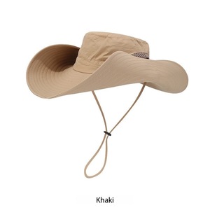 Quick Drying Fisherman <strong>Hat</strong> Outdoor Camping Trekking <strong>Hat</strong> With Rope Western <strong>Cowboy</strong> Climbing Big Brimmed <strong>Hat</strong> For Unisex