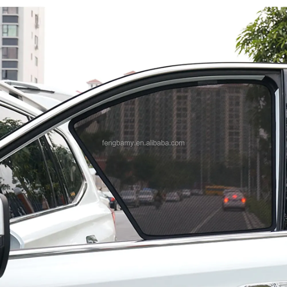 מגנטי רכב צד שמשיות חלון מגן שמש כיסוי רשת עבור סובארו XV/אאוטבק/פורסטר/WRX STI/אימפרזה/EXIGA/Legacy/LEVORG/BRZ