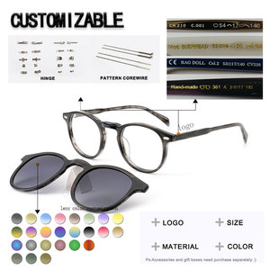 Gafas de Sol con Clip, Diseño de Acetato, Protección UV400, Visión Nocturna, Anti-Radiación, Cómodas, Ligeras y Modernas - Product Image 4