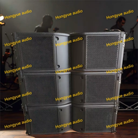 Système audio professionnel de haut-parleurs en ligne à deux voies passifs à double 10 pouces, enceinte de haut-parleurs en ligne T210