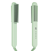 Nouvelle Brosse Lissante Électrique Portable et Élégante pour Voyage, Sèche-Cheveux et Masseur de Cuir Chevelu, Outil de Coiffure
