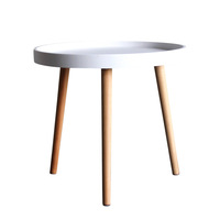 Livraison gratuite, table basse de style nordique moderne minimaliste, petite table d'appoint en bois, table compacte pour la maison, les salons, petite taille