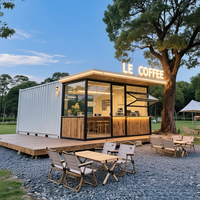 Mini-maison conteneur de luxe personnalisée, maison mobile moderne préfabriquée, petite maison en kit, villa, café confortable, bureau, toilettes