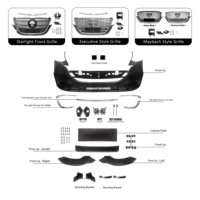 Rejilla de Faro Delantero para Mercedes-Benz Sprinter, Material ABS, Posición Izquierda, Juego Completo, Fácil Instalación, Alta Calidad