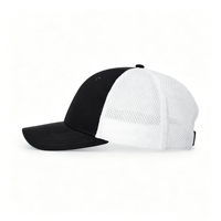 Casquette de camionneur Richardson 222 avec sangle velcro, logo personnalisé en cuir de haute qualité, casquette de camionneur, Gorras, casquette en maille vierge