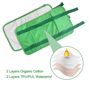 Pack de compresses d'huile de ricin organique étanche pour le sommeil moins de <span class=keywords><strong>stress</strong></span> avec sangle élastique réglable pour la taille du cou PUL - Product Image 2