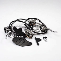 Kit de frein avant hydraulique haute performance en aluminium 7075 pour Sur-Ron Light Bee, étrier CNC à dissipation thermique, pièces de rechange pour vélo électrique