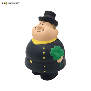Unisex Anti-Stress Bert Shaped PU Foam <b>Ball</b> Release Pressure Chimney Sweeper Style Promotional Toy with Customizable Logo - Product Image 5