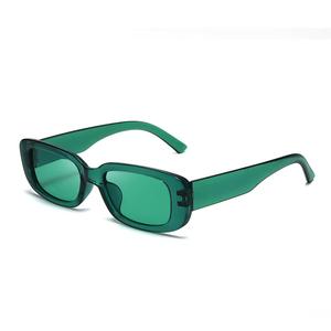Gafas de sol Clover Shield sin montura, verdes, unisex, ligeras, decorativas para el Día de San Patricio, con espejo, sin marco, de metal - Product Image 3