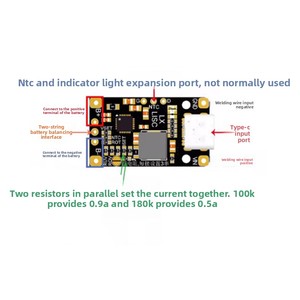 Tip-c USB lityum pil şarj Boost modülü 2/3S BMS 15W 8.4V 12.6V 1.5A dengeli destek hızlı şarj kurulu - Product Image 4