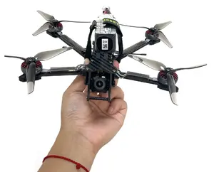 Tyi ชุดโดรนแข่งขัน FPV ขนาดเล็กสีดำ5นิ้วโดรนควบคุมระยะไกล UAV Drone ระยะไกล