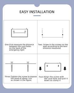Fabrika fiyat <span class=keywords><strong>CE</strong></span> <span class=keywords><strong>ROHS</strong></span> onaylı 3w acil durum çıkış ışığı XJW-03D LED ni-cd 80 70 LED 6 adet, led 1.2V 800mah ni-cd IP20 - Product Image 6
