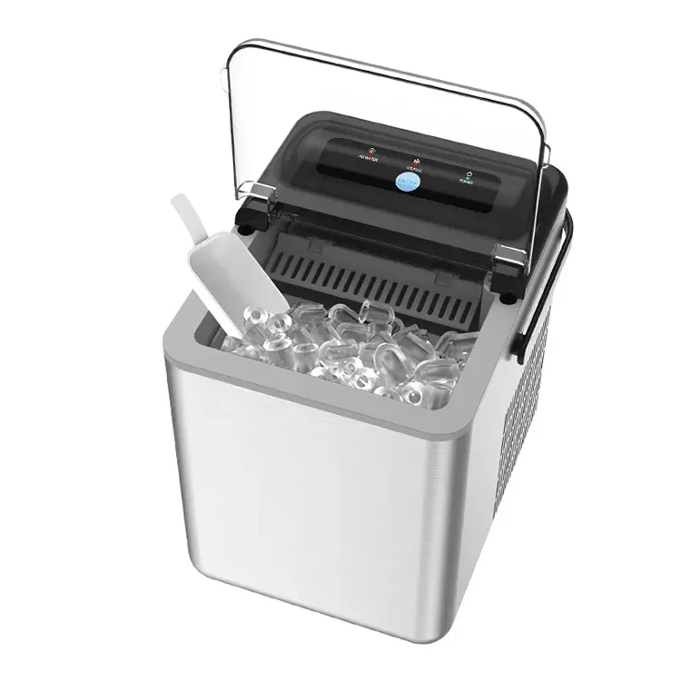 Настольная легкая прозрачная машина для изготовления кубиков льда, пластиковая небольшая мгновенная уникальная машина для изготовления кубиков льда, небольшая бытовая машина для изготовления льда