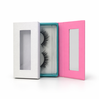 Boîtes d'emballage pour faux cils cosmétiques personnalisées en usine, boîtes en papier 3D personnalisables, impression offset, fabricant d'origine