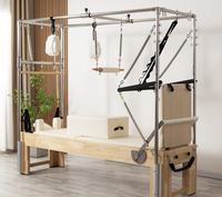 Nuevo Modelo 2026: Cama Cadillac de Madera de Arce Ecológica de Alta Gama, Entrenador 3 en 1 para Gimnasios y Estudios de Pilates
