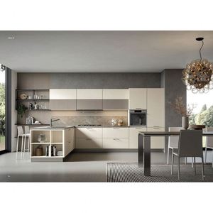 Meubles de cuisine italiens au prix d'usine, designs modernes, modulaires, sur mesure, laqués, style shaker, armoires de cuisine blanches - Product Image 1