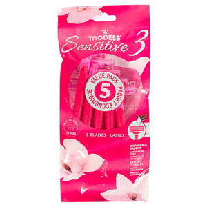 Rasoir jetable non électrique Modell à triple lame pour le visage et le corps, 5 paquets, 96 pièces/carton - Product Image 1