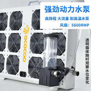 Radiateur refroidi par eau Yingbo avec ventilateurs de 120 mm, dissipateur thermique en aluminium pour refroidisseur minier BC23 8500W - Product Image 2