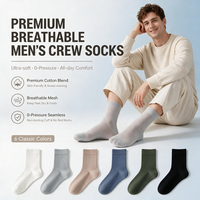 Chaussettes Bioserica pour hommes, chaussettes en maille de soie personnalisées pour hommes, respirantes, antibactériennes, à séchage rapide, anti-humidité, pour l'été