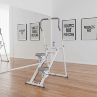 Pratique usage domestique intérieur pliable en acier pas à pas multifonctionnel équipement de Fitness pente escalade Machine escalier grimpeur manuel