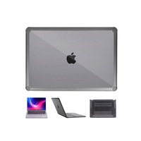 Étui de protection pour ordinateur portable Apple Mac Book Pro 13,3 pouces, design renforcé aux coins transparents, vente en gros d'usine en Chine