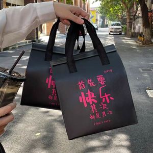 Sac isotherme pour courses et repas, motif dessin animé, écologique, fourre-tout pour livraison de nourriture, sac de transport réutilisable, faible MOQ - Product Image 1