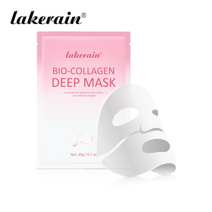 Professional Vegan Cruelty-Free Bio-Collagen Facial Sheet <strong>Mask</strong> Hydrating Anti-Aging Deep <strong>Mask</strong> For <strong>Face</strong> Wrinkles Firming - Product Image 1