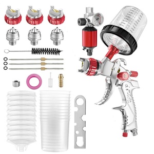 <span class=keywords><strong>Pistolet</strong></span> de peinture pneumatique à alimentation par gravité 2008 <span class=keywords><strong>avec</strong></span> réservoir supérieur pour carrosserie automobile, peinture au latex et réparation de meubles - Product Image 6