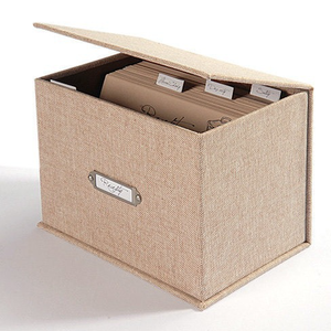 Custom Blanco Voedsel Papier Recept Doos Met Kaarten En Verdelers 4*6 Inch Recept Kaarten - Product Image 2