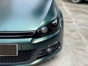 Fanna DJ2011 1.52*18m mat métallique Enerald vert voiture emballage feuille rouleau vinyle Wrap pour Auto véhicule voiture autocollants Films - Product Image 6