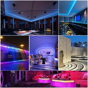 カスタムIP65/IP67防水WS2811 Smd 5050 <span class=keywords><strong>12V</strong></span> <span class=keywords><strong>LED</strong></span>ストリップライトRGBスマートアドレス可能ピクセル<span class=keywords><strong>LED</strong></span>ストリップホテル/KTV/バー用 - Product Image 6