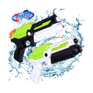 <span class=keywords><strong>2</strong></span>-Pack Kleine Plastic Waterpistolen Spuiten Pistolen Voor Jongens Buiten Zomerplezier Zwembad Tuinfeestgeschenken - Product Image 1