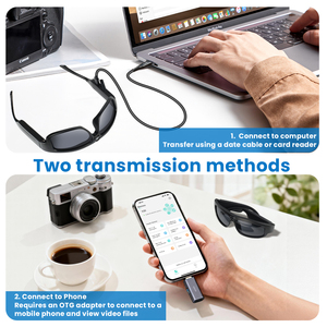 Y20 Smart Sunglasses with Camera Audio AI Translator and Video Recording Function WIFI Connectivity Eye Glasses - Product Image 6