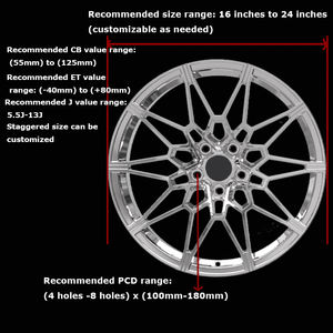 Jantes ZW forgées chromées creuses légères 18 19 20 21 22 pouces 5x112 pour <span class=keywords><strong>BMW</strong></span> M2 G87 M3 G80 M4 G82 Série 3 G20 Série 5 G30 - Product Image 3