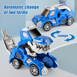 Kinderspeelgoed Auto Vervorming Muziek Licht Robot Wandelen Dinosaurus Speelgoedauto Voor Kinderen - Product Image 2