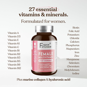 Meilleures Comprimés Multivitaminés Quotidiens <span class=keywords><strong>pour</strong></span> Femmes avec Vitamines <span class=keywords><strong>pour</strong></span> l'Immunité et l'Énergie, Sans Gluten, 60 Comprimés - Product Image 5