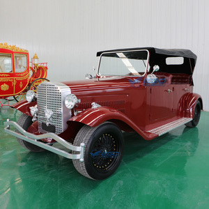 Stylish <b>Red</b> Vintage Classic Electric Retro Car Classic Retro Silhouette Comfortable & Eco-Friendly Custom Vehicle - Product Image 4