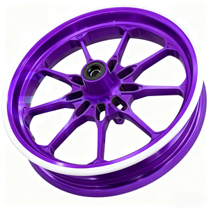 Jantes CNC en aluminium de 12 pouces à montage direct pour Honda Giorno - Jantes en alliage à motif personnalisé pour l'Asie du Sud-Est - Product Image 1