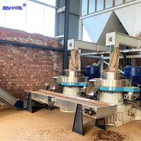 Machine à granulés verticale à matrice annulaire de 110 kW, certifiée CE, pour la fabrication de granulés de sciure, de paille et de biomasse