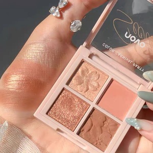 Bán buôn 4 màu sắc tố lỏng <span class=keywords><strong>Eyeshadow</strong></span> ướt bóng mắt trong suốt tấm maquillaje por thị trưởng rõ ràng Palette chọn <span class=keywords><strong>Eyeshadow</strong></span> - Product Image 3