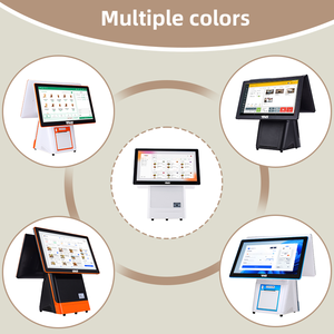 4 + 64 जीबी 15.6 दोहरे पॉस हैइन सभी को एक कैप्शिटिव w7/10/11 एंड्रॉइड सिस्टम कैश रजिस्टर पॉस टर्मिनल डबल स्क्रीन - Product Image 3