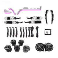 Kit d'éclairage d'ambiance intérieur LED 64 couleurs pour Mercedes Benz W206 GLC-W254 2023-2026 - Accessoires de garniture d'ambiance