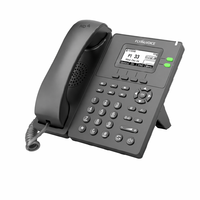 Téléphone IP d'entreprise Flyingvoice P20, 2 lignes SIP 2.0, Wi-Fi 2.4G, port USB 2.0, écran LCD rétroéclairé 2,3 pouces, Ethernet RJ45, prise en charge EHS10