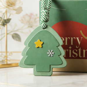 Pendentif en gypse JDZX pour arbre de Noël, diffuseur d'arômes, décorations d'ambiance, parfum pour <span class=keywords><strong>voiture</strong></span>, cadeau de Noël transfrontalier - Product Image 3
