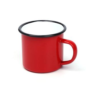 <span class=keywords><strong>Mug</strong></span> <span class=keywords><strong>en</strong></span> <span class=keywords><strong>acier</strong></span> <span class=keywords><strong>émaillé</strong></span> de marque BKF, modèle 9304, certifié LFGB, moderne et luxueux, avec poignée pour le camping - Product Image 1
