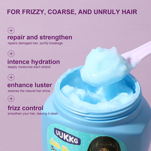 UUKKG オーガニック ケラチン ディープ コンディショニング クリーム ヘアマスク トリートメント ダメージヘア用 栄養補給 ヘアリペア 700ml - Product Image 5