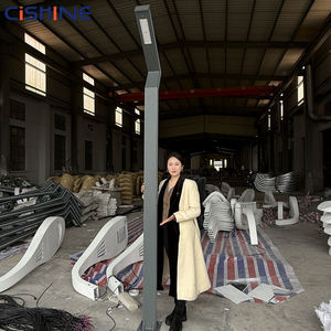 Lámpara de Jardín LED para Exteriores Cishine, Resistente al Agua, Decoración de Jardín, Poste de Jardín para Parques y Caminos - Product Image 1