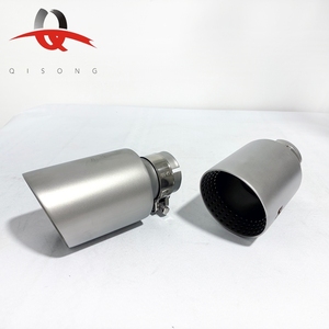 Punta de <span class=keywords><strong>Escape</strong></span> de Acero Inoxidable con Acabado Arenado <span class=keywords><strong>para</strong></span> Silenciador de Automóvil Estilo <span class=keywords><strong>Akrapovic</strong></span>, Tubo de <span class=keywords><strong>Escape</strong></span> <span class=keywords><strong>para</strong></span> Automóvil - Product Image 2