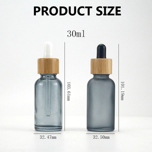 20ml 30ml 50ml 100ml vetro rotondo nero opaco diverse dimensioni <span class=keywords><strong>di</strong></span> flacone <span class=keywords><strong>di</strong></span> olio essenziale <span class=keywords><strong>di</strong></span> <span class=keywords><strong>profumo</strong></span> <span class=keywords><strong>di</strong></span> essenza con contagocce bambù - Product Image 6